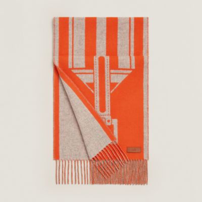 ❤お得なお品❤クリーニング済み カシミヤマフラー エブリン オレンジ エルメス 楽天市場】エルメス HERMES ダブルフェイス マフラー カシミヤ